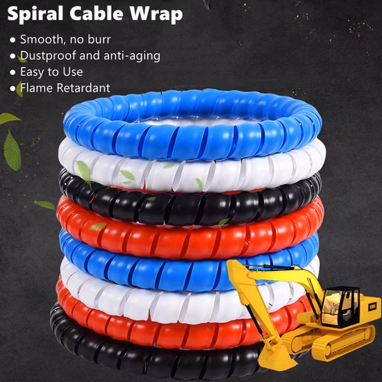Hydraulic Hose Protection Sleeve Spiral Wrap
