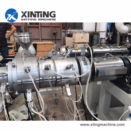 PE Plastic High Speed Single Wall Corrugated Pipe Machine 10-40mm Pipe Diameters