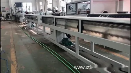 PE Plastic High Speed Single Wall Corrugated Pipe Machine 10-40mm Pipe Diameters