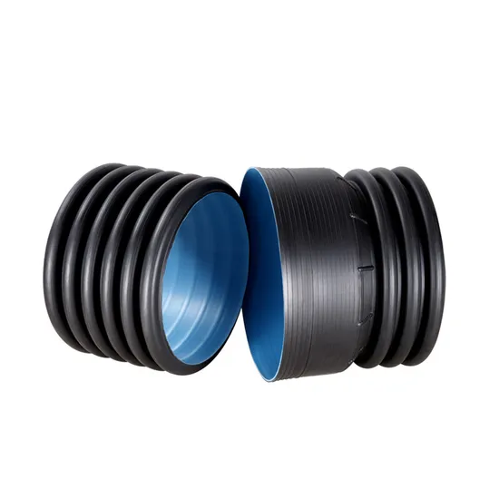DN500mm, DN600mm, DN700mm, DN800mm PE100 High Quality HDPE Double Wall Corrugated Pipe for Water Supply