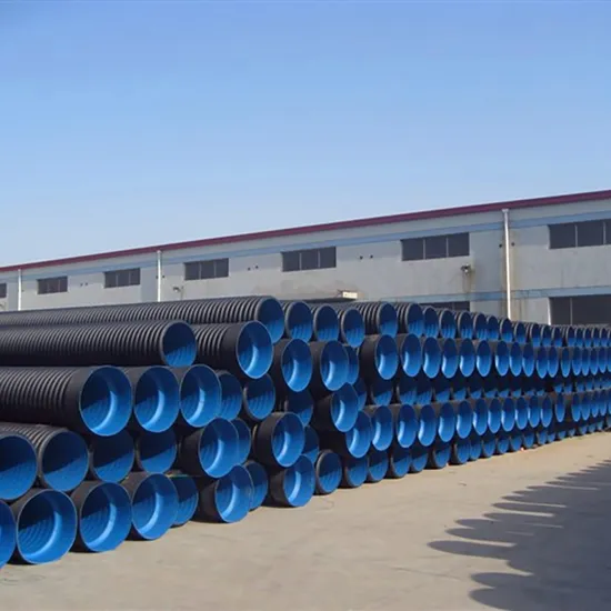 Tuyau ondulé à double paroi en PEHD Sn8 Dwc Prix des tuyaux de ponceau en plastique HDPE / Tubes en PEHD / Conduite d'eau en PE